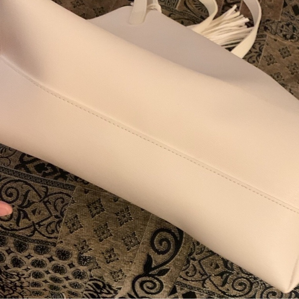 Arcadia Beauty Labs Spring Petal Tote Elegant White Bag 314968 NWT - Picture 7 of 10